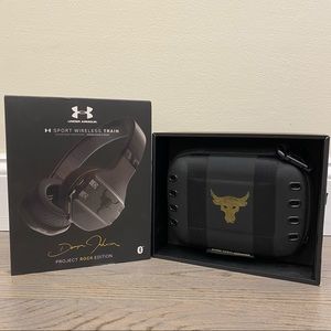 Under Armour Project Rock Black On-Ear Headphones